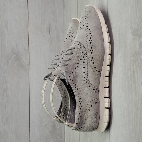 Cole Haan ZERØGRAND Womens Wingtip Oxford Comfort Suede Sneaker shoes sz9 - Picture 2 of 12